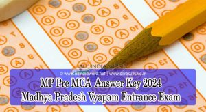 MP Pre MCA Solution Key 2024 Download