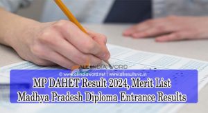 Madhya Pradesh Diploma Entrance Test Results 2024