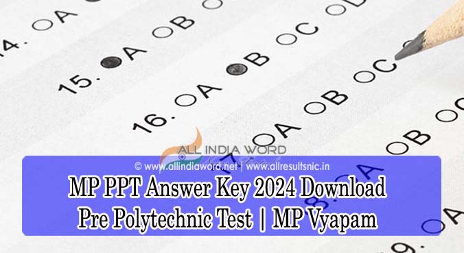 MP PPT Solution Key 2024