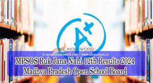 Madhya Pradesh Open School 12th Results 2024
